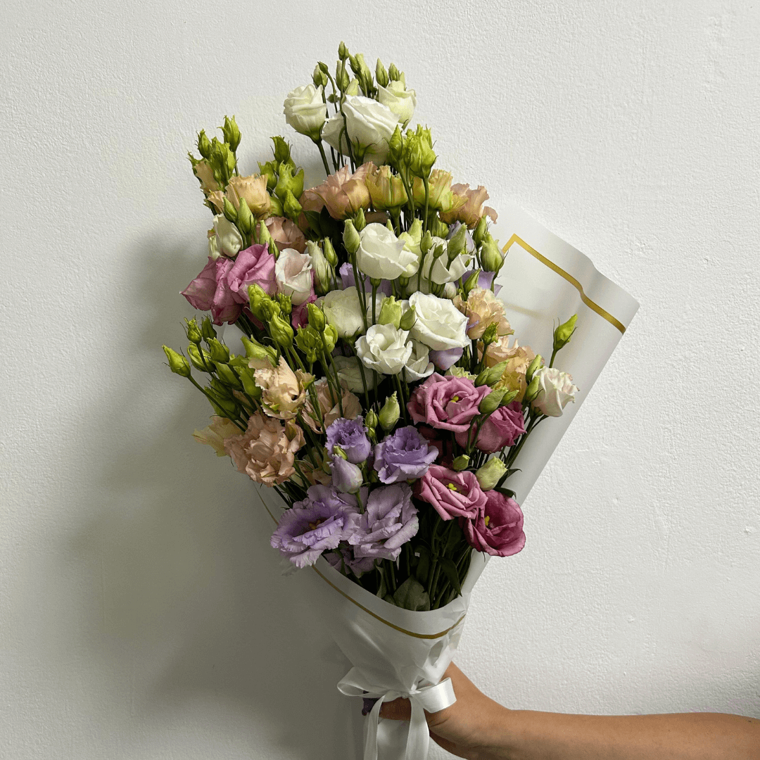 AMM16.1.png Buchet lisianthus 15 fire multicolor - imagine 1